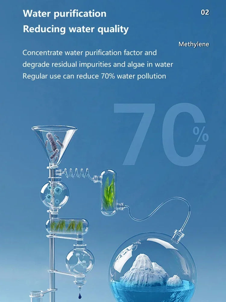 Methylene Blue Aquarium Water Purifier 235mL Antibacterial & Healing Solution for Fish Health and Bacterial Control