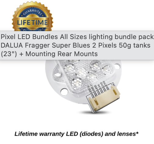 Dalua Pixel Nano LED Aquarium Lighting System – Complete Reef & Freshwater Light (20 Gallon Coverage)