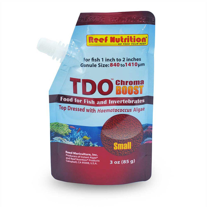 Reef Nutrition TDO Chroma BOOST Small C2 Fish Food – 3 oz