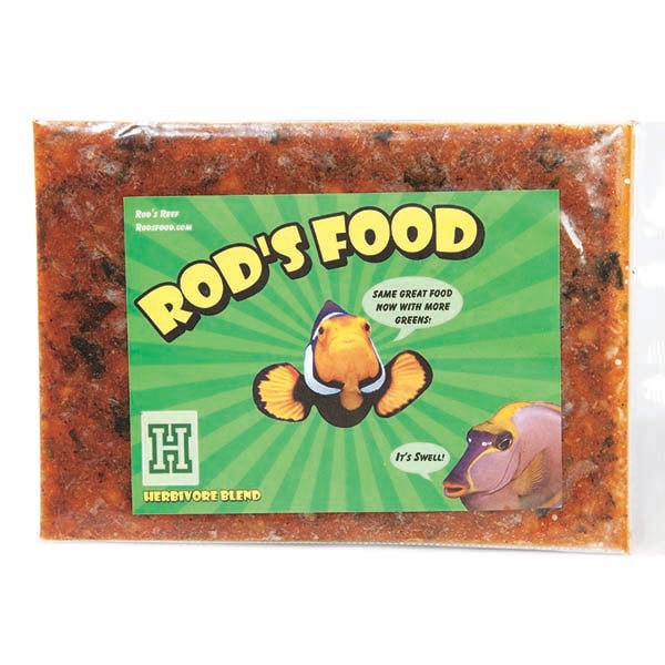 Rod's Food Herbivore Blend Frozen Fish Food 6 oz