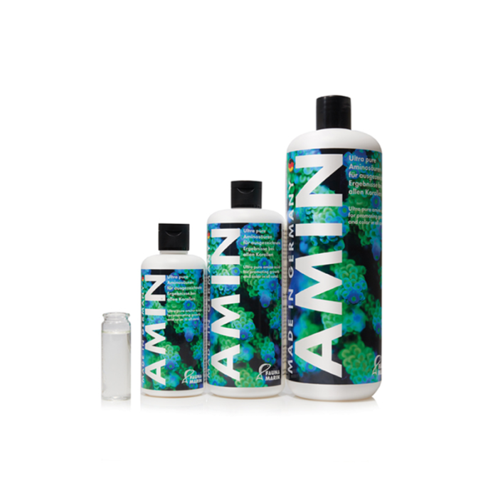 Fauna Marin Amin Liquid Coral Food – Amino Acid Supplement for Coral Growth, Color & Polyp Extension (100ml / 250ml)