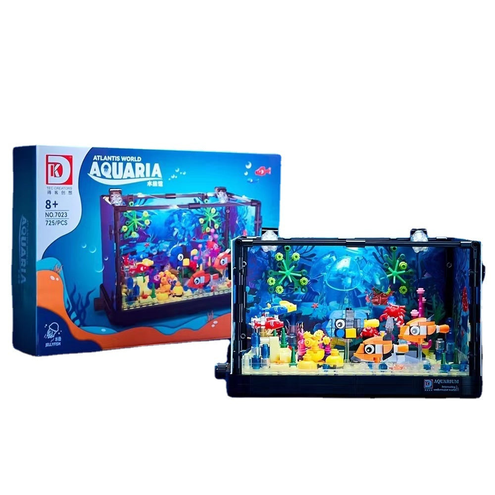 Building Blocks Underwater World Marine Tank Decoration