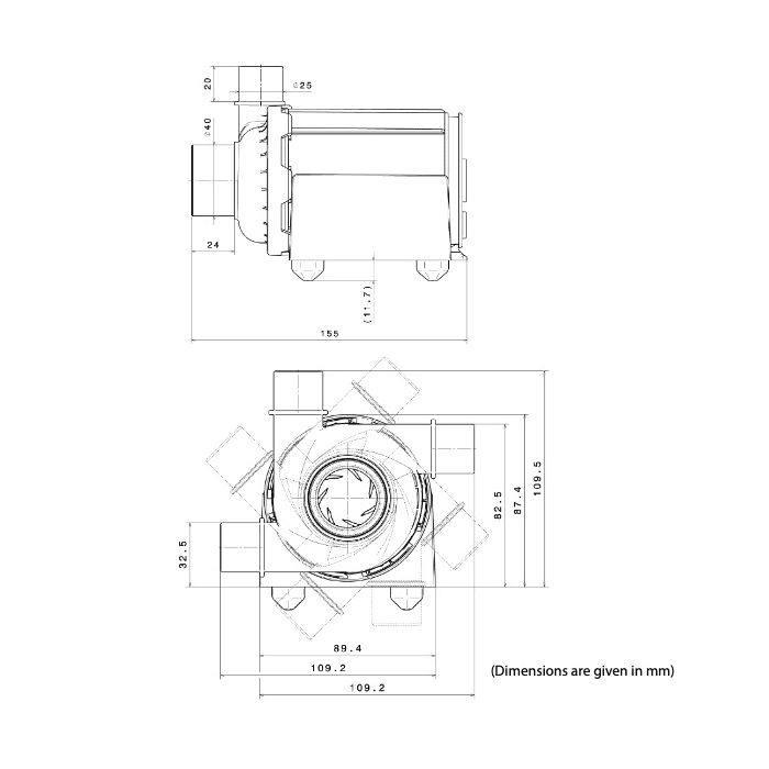 Abyzz A120 IPU Premium Controllable DC Return Pump | 2,370 GPH