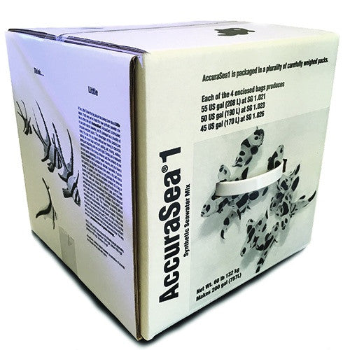 Two Little Fishies AccuraSea1 200 gallon salt mix box