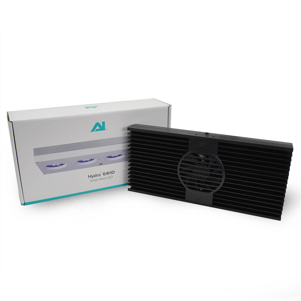 AquaIllumination Hydra 64HD black reef LED light with retail box