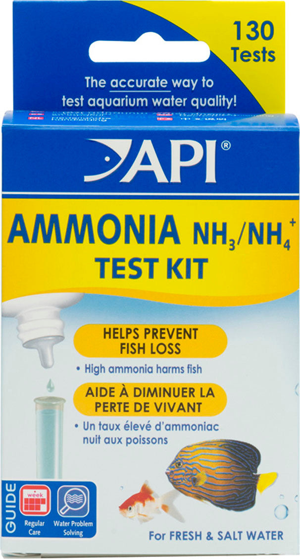 API Ammonia Test Kit Accurate NH3/NH4 Testing for Freshwater & Saltwater Aquariums