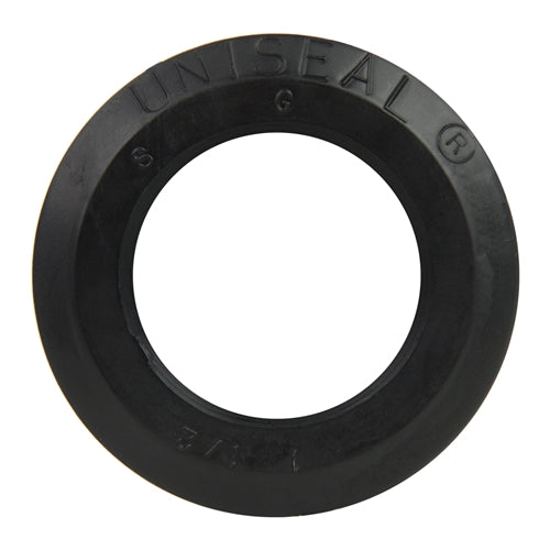 Uniseal Black Pipe-to-Tank Seal for Curved Aquarium Reservoirs uniseal-15