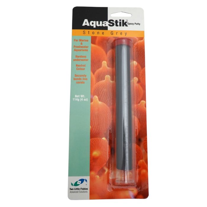 Two Little Fishies AquaStik Underwater Epoxy Putty Reef Safe Coral & Rock Bonding Adhesive