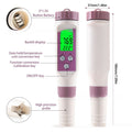 Bluetooth Version 7-in-1 Digital Water Quality Tester Salinity, pH, TDS, EC, Temperature & More For Aquarium or Reef Tanks