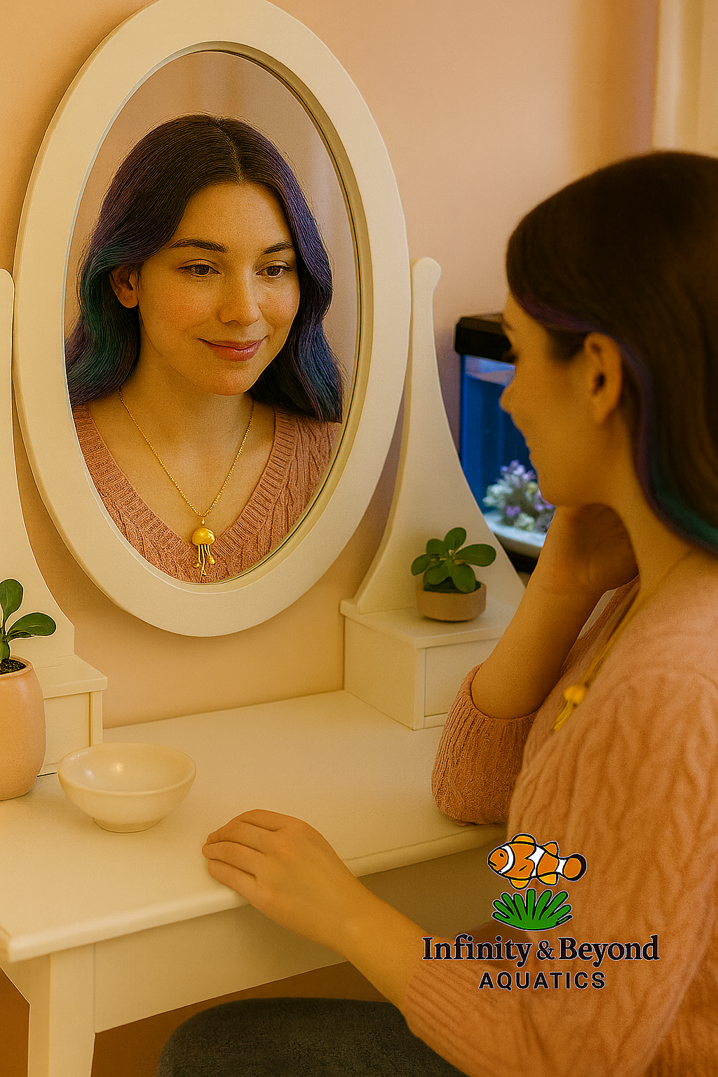 Jellyfish Pendant Necklace – Temperament Entry Lux