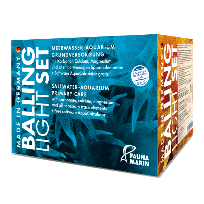 Fauna Marin Balling Light Set Complete Three-Part Reef Aquarium Supplement System