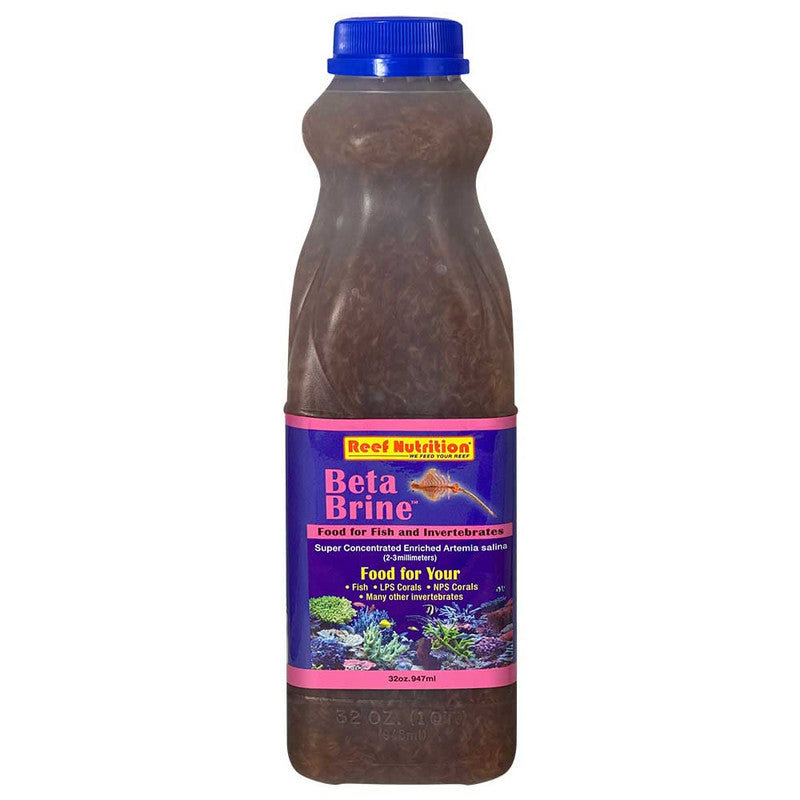 Reef Nutrition Beta-Brine Enriched Brine Shrimp – 16 oz & 32 oz