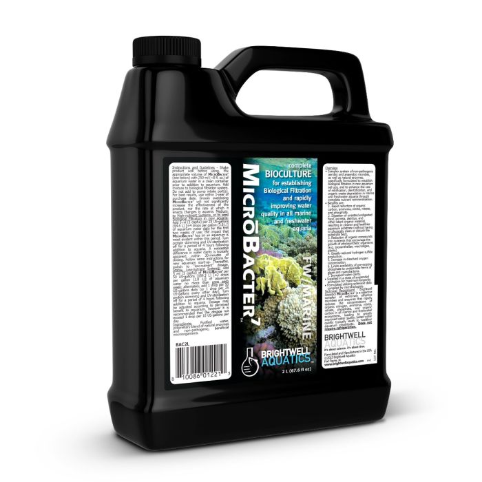 Brightwell Aquatics MicrōBacter7 Bacterial Additive Biological Filtration & Water Clarifier