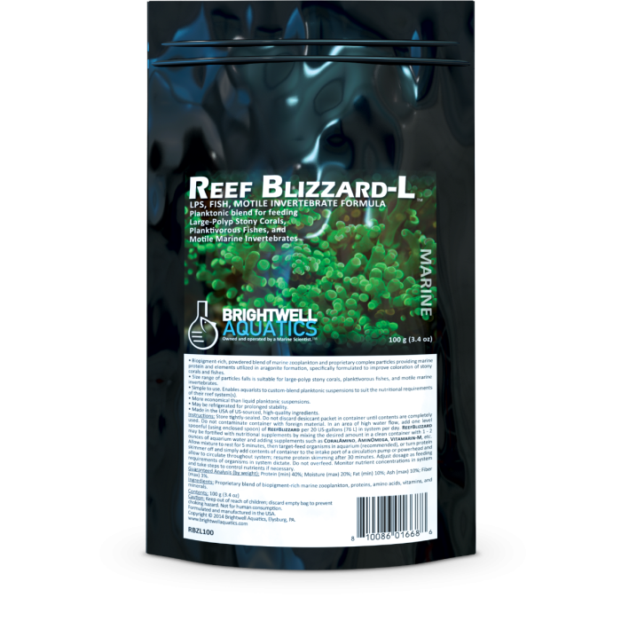 Brightwell Reef Blizzard-L Premium LPS Coral Food (50g & 100g)