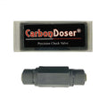 CarbonDoser precision CO2 check valve with quarter-inch push-fit fittings