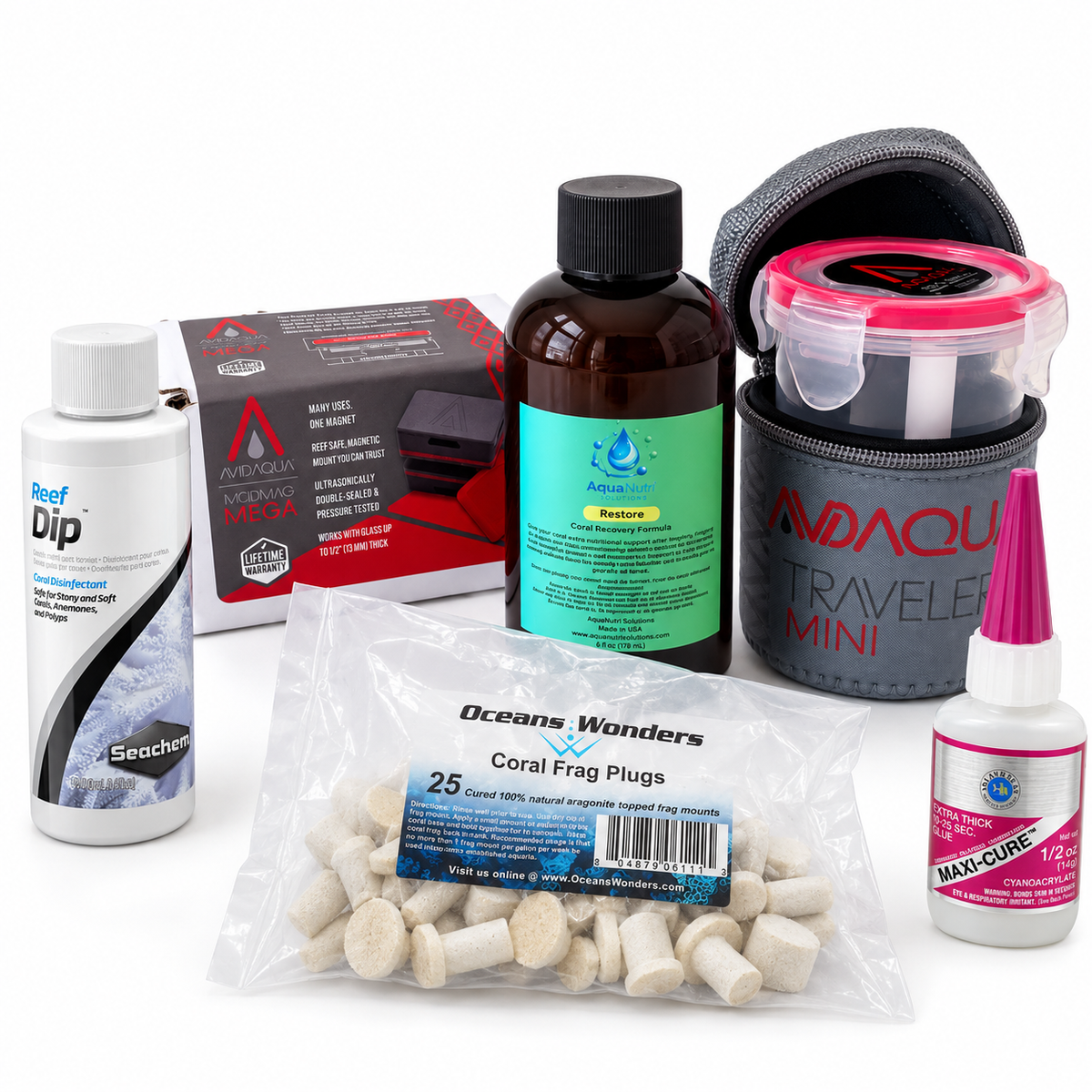 Infinity Complete Coral Dip & Recovery Kit – 6-Piece System
