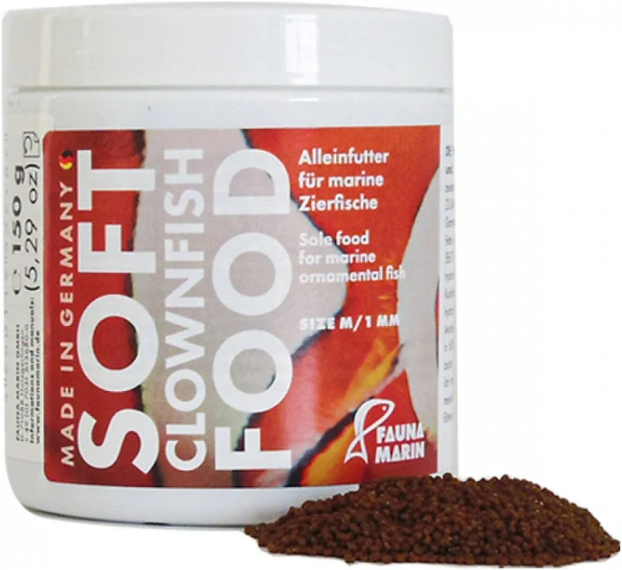 Fauna Marin Soft Clownfish Food  Premium Soft Pellet Fish Food for Clownfish & Reef Fish