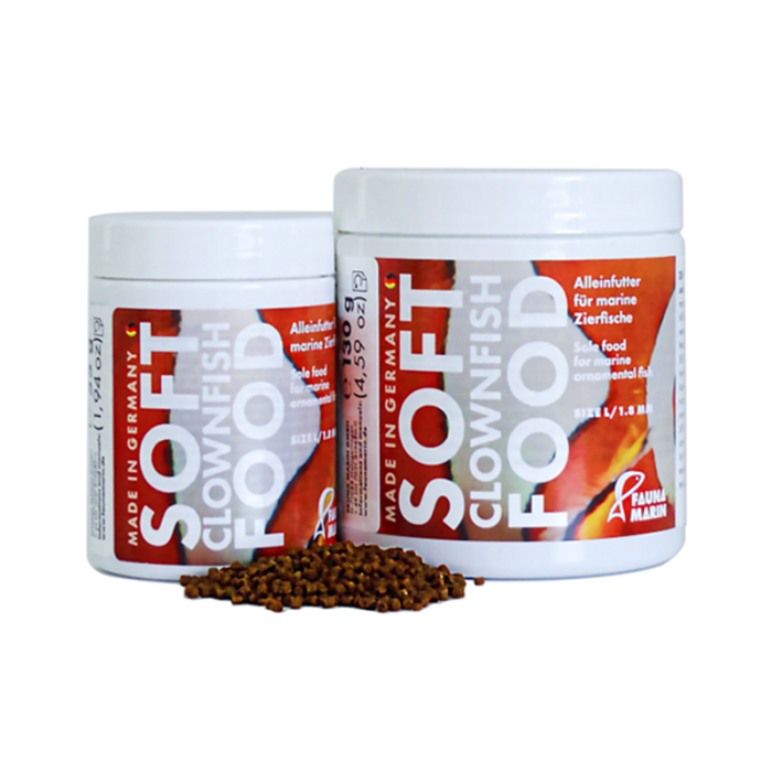 Fauna Marin Soft Clownfish Food  Premium Soft Pellet Fish Food for Clownfish & Reef Fish