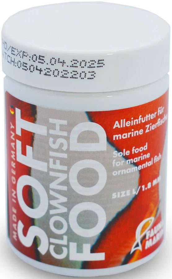 Fauna Marin Soft Clownfish Food  Premium Soft Pellet Fish Food for Clownfish & Reef Fish