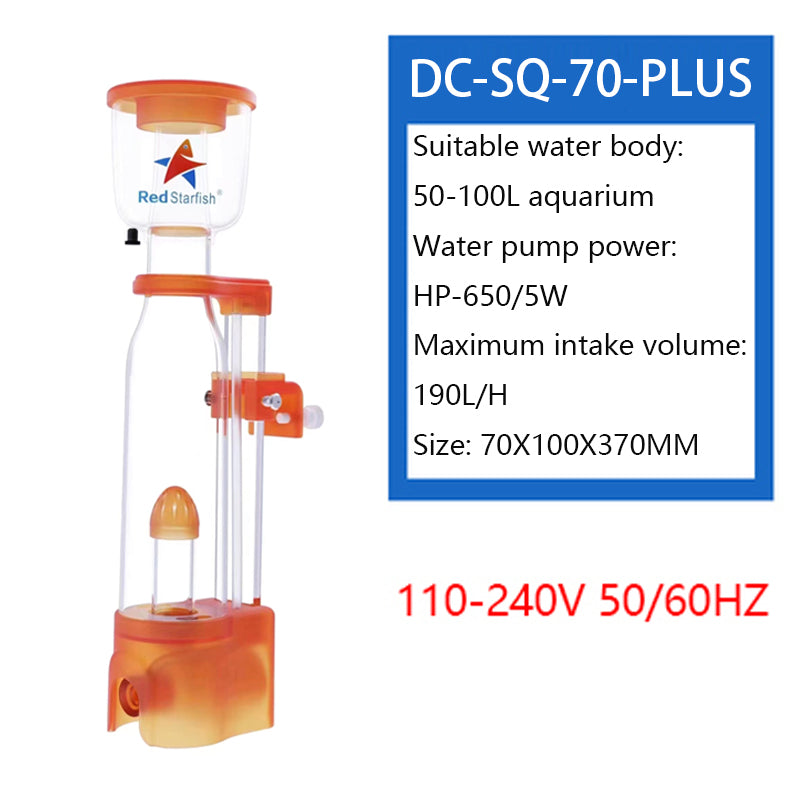Infinity ReefSkim Protein Skimmer – Saltwater Aquarium Filtration System for Removing Organic Waste & Improving Water Clarity