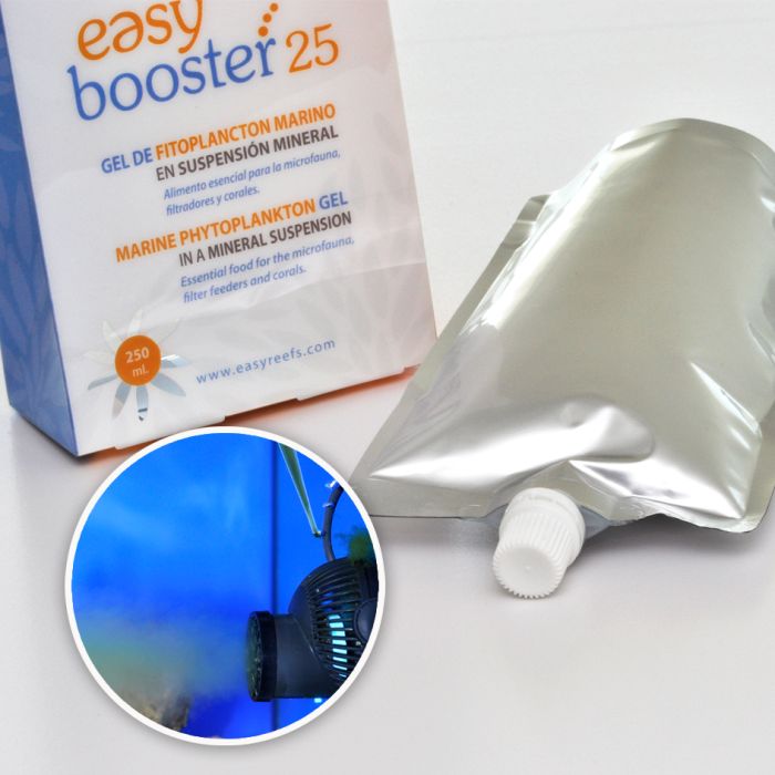 Easy Reefs EasyBooster 25 Phytoplankton Gel 250ml | Reef Aquarium Food