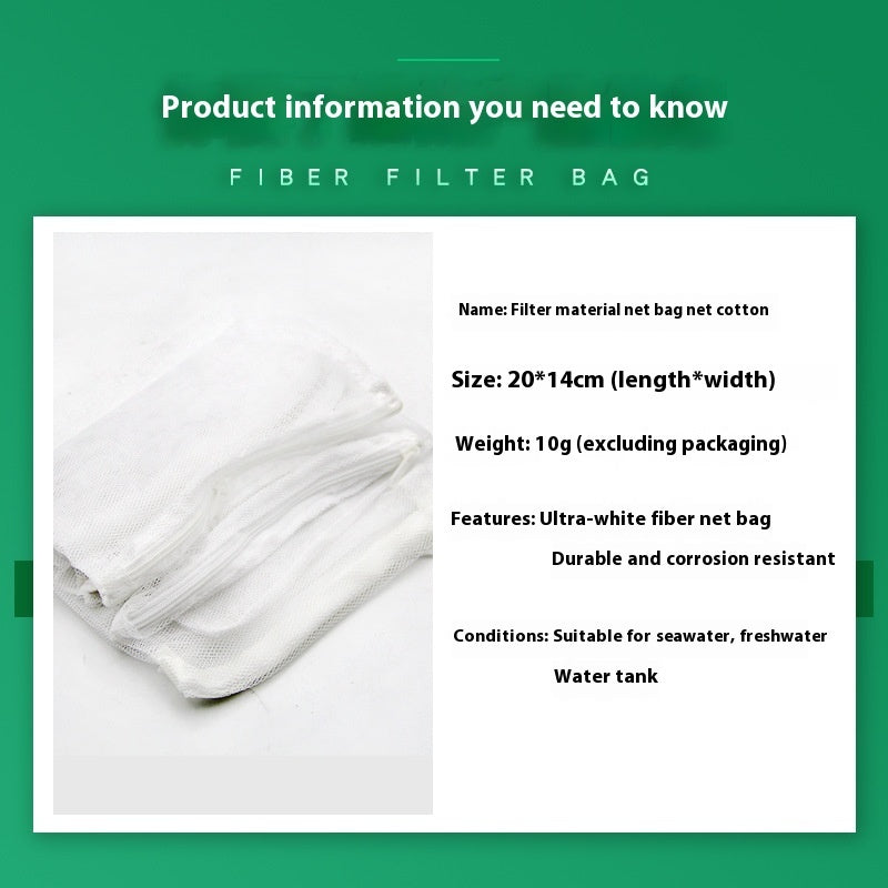 Resuasble  Aquarium Filer Media Bags- Polyester Mesh with Zipper (For Carbon, Bio Media, Resins & More)