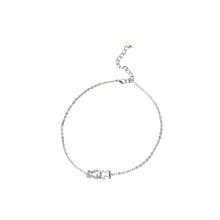Personality Kiss Fish Anklet for Women – Ocean-Inspired Charm Bracelet