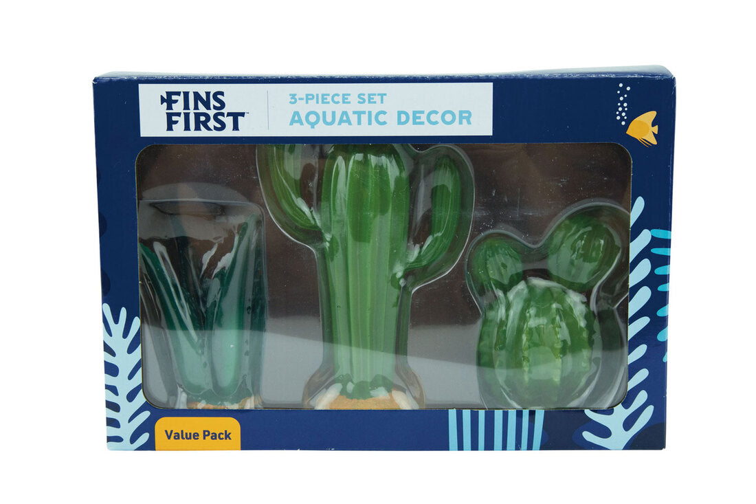 Infinity Desert Oasis Aquarium Decor Bundle Featuring Fins First Decor