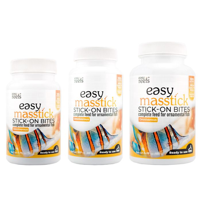 Easy Reefs Masstick Bites Ready to Use Stick On Fish Food