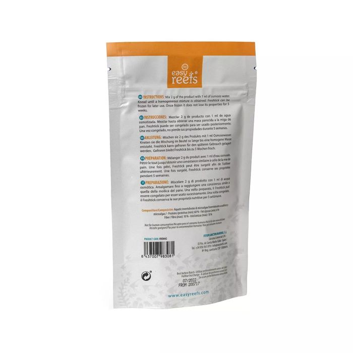 Easy Reefs Freshtick All Natural Omnivorous Fish Food (42g)