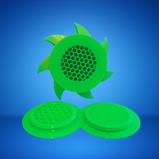 Drifter PRO floating fish feeder in Glow Stick Green