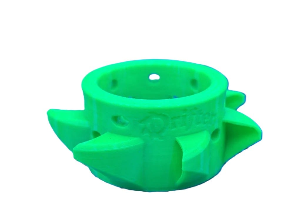 Drifter MINI floating fish feeder in Glow Stick Green