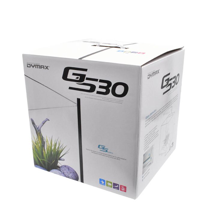 ￼Dymax GS30 7 Gallon Cube Glass Aquarium