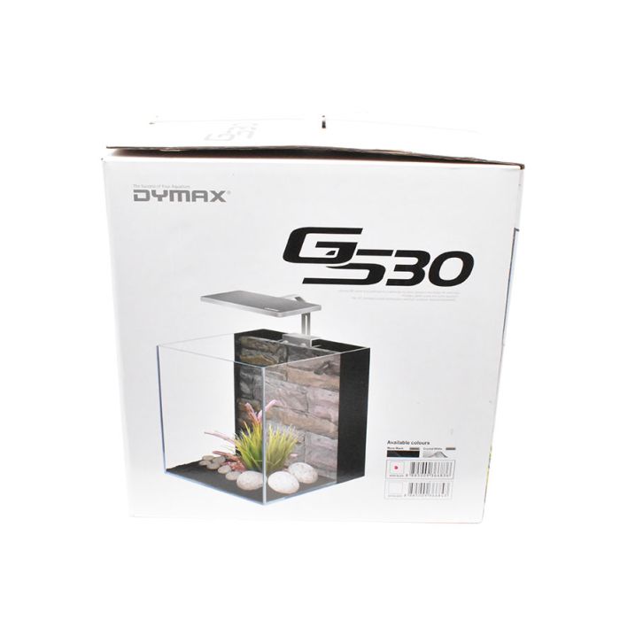 ￼Dymax GS30 7 Gallon Cube Glass Aquarium