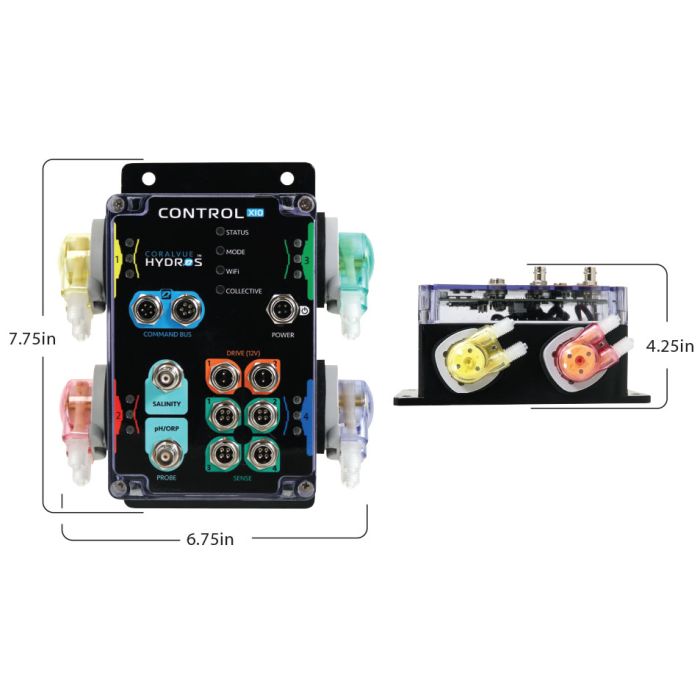 HYDROS Control X10 Aquarium Controller with Built In Dosing System and Advanced Monitoring