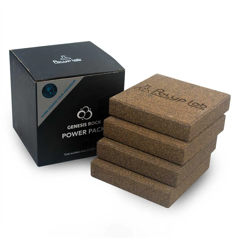 PolypLab Genesis Rock – 4 Pack Ceramic Filter Media Blocks