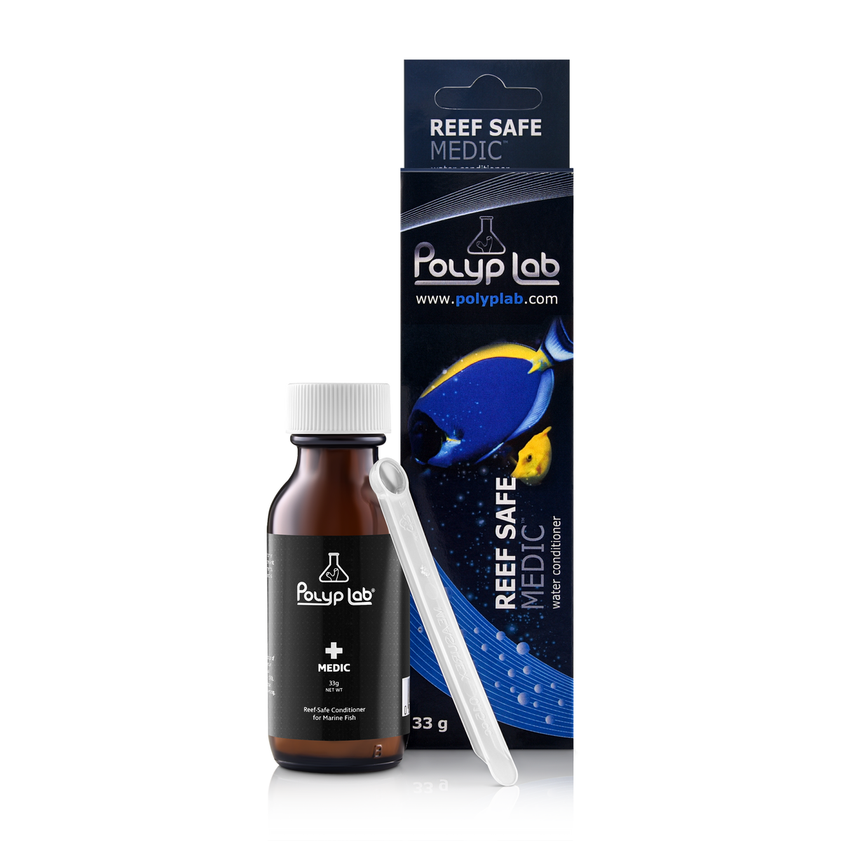 PolypLab Medic Reef Aquarium Water Conditioner – 33 g