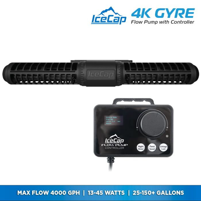 IceCap 4K Gyre Flow Pump with WiFi Controller | 4000 GPH