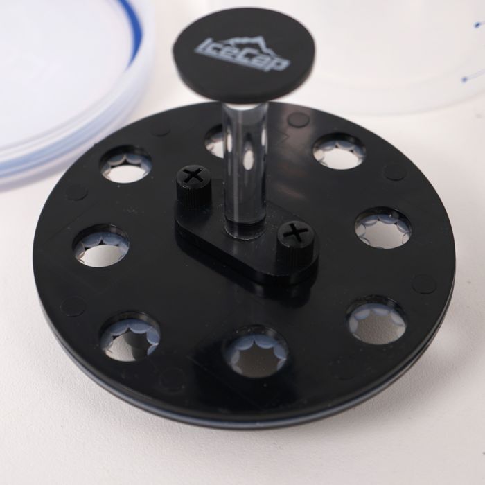 IceCap Coral Frag Transport Container (8 Plugs) | Reef Coral Carrier & Dip Container