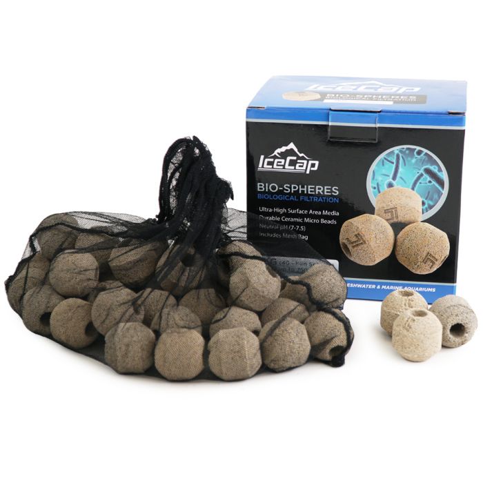IceCap Bio-Sphere Biological Filter Media – 1KG