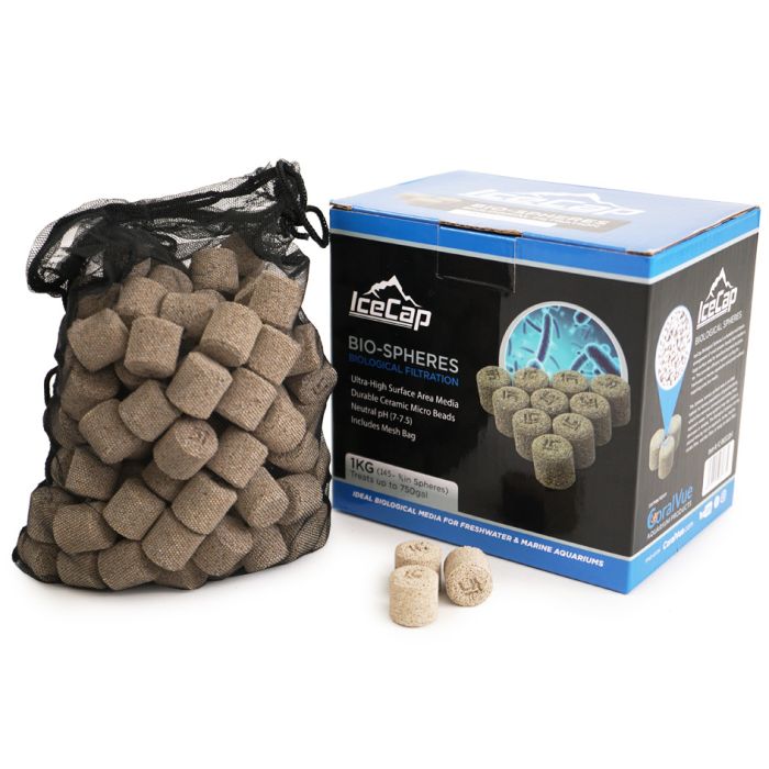 IceCap Bio-Sphere Pellet Biological Filter Media – 1KG