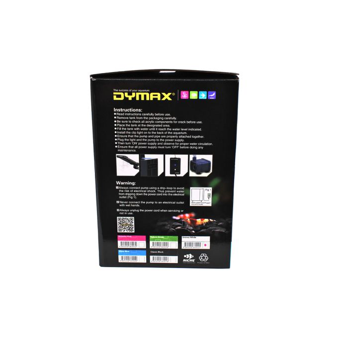 Dymax IQ3 1.5-Gallon Mini Acrylic Aquarium