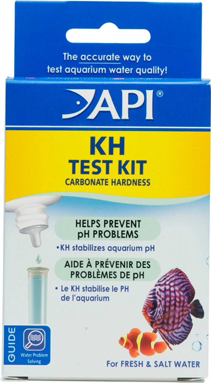 API KH Test Kit Carbonate Hardness (Alkalinity) Testing for Aquarium Stability