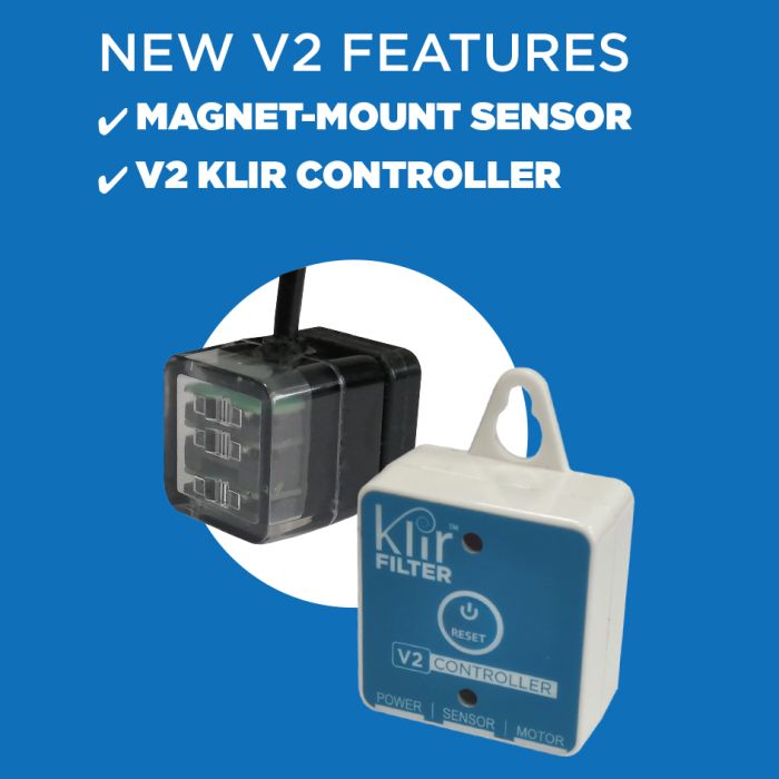 Klir DI-4 V2 Automatic Fleece Roller Filter System (Complete Kit with Smart Controller)