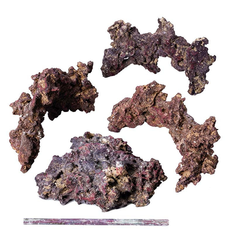 CaribSea LifeRock Reef Tree kit components, representative shapes