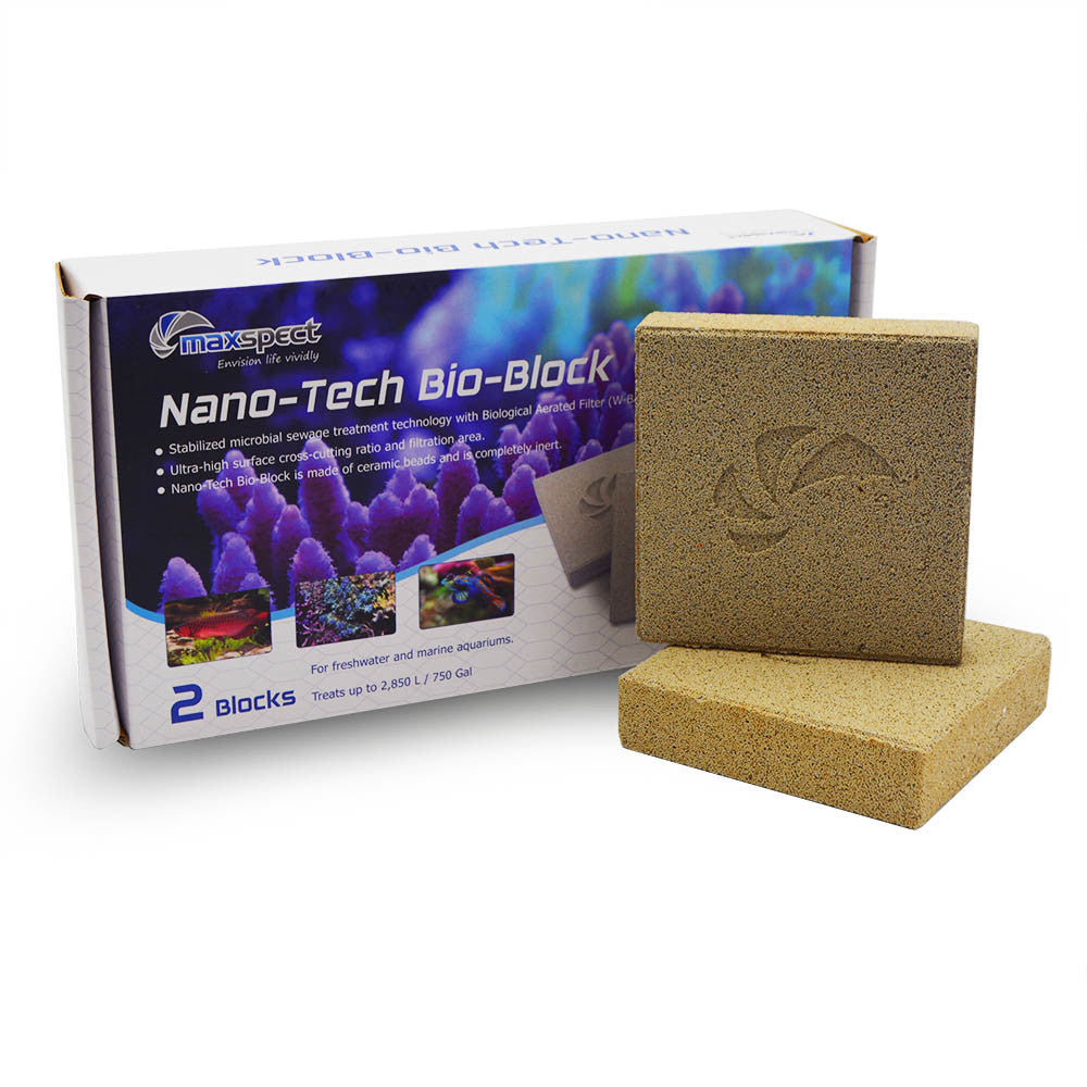 Maxspect Nano-Tech Bio-Block – 4 × 4 × 1 inch, 2 Pack
