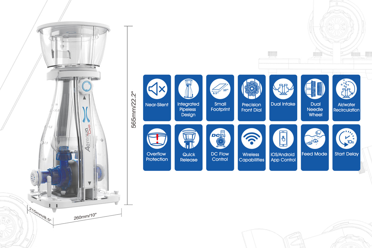 Maxspect Aeraqua Duo AD600 protein skimmer