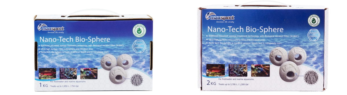 Maxspect Nano-Tech Bio-Spheres — 1 kg and 2 kg package options