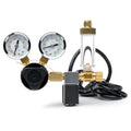 Milwaukee MA957 CO2 regulator with dual gauges, solenoid and bubble counter