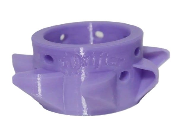 Drifter MINI floating fish feeder in Purple Haze